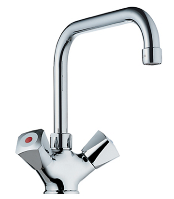 Børma standard køkkenarmatur to greb. 200mm tud. Krom